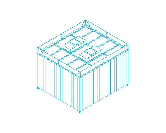 MOBIELE CLEANROOM – HALFGELEIDER PACKAGING