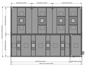 Hardwall cleanroom grade 2 en 4 cleanroom verpakken