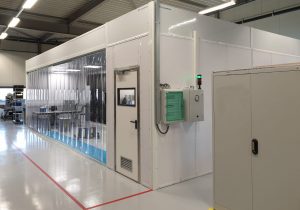 Hardwall cleanroom grade 2 en 4 cleanroom verpakken