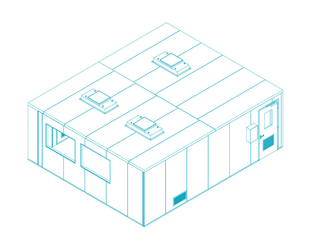 Panelbloc cleanroom Machinefabriek van den Elsen