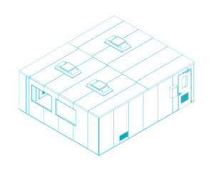 Panelbloc cleanroom Machinefabriek van den Elsen